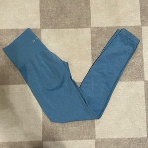 NVGTN Sky Blue Contour Seamless Leggings